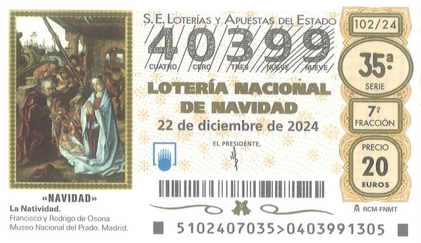 Loteria de Nadal, reservi el seu dècim!!